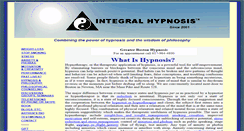Desktop Screenshot of integralhypnosis.com